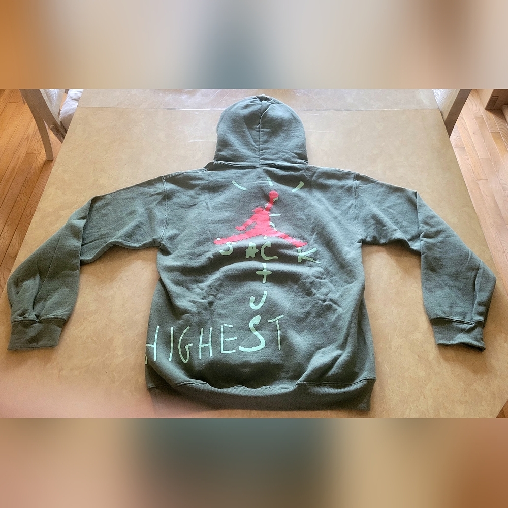 Travis Scott Jordan Cactus Jack "Highest" Hoodie | Size Small - Picture 2 of 3
